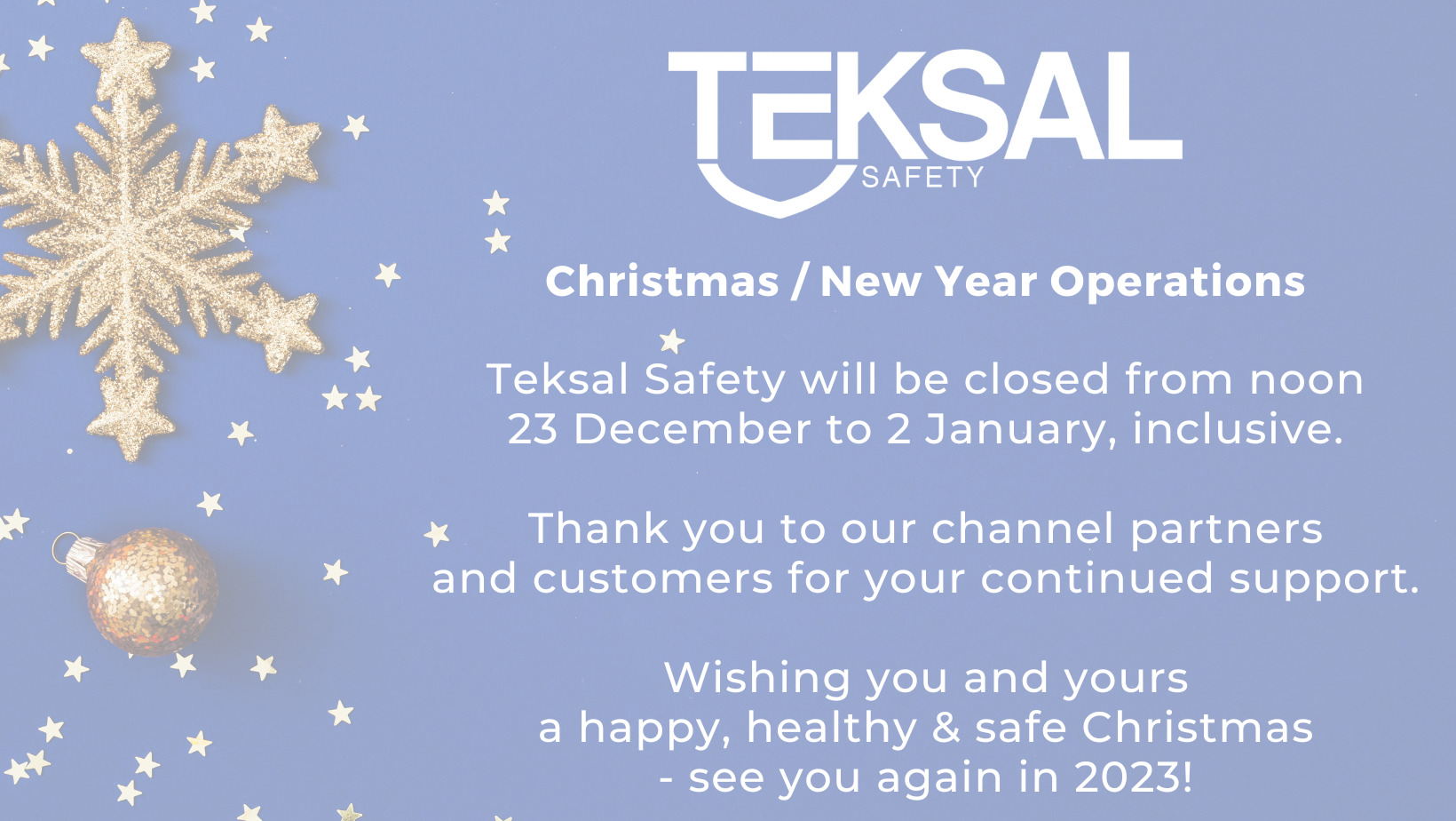 Merry Christmas from Teksal Safety